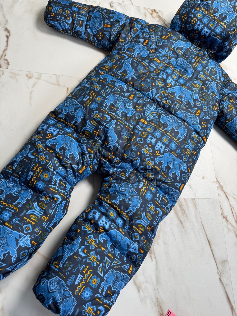 Columbia One-Piece Snowsuit Unisex Baby Snuggly Bunny Bunting Blue Size 12-18 M - Picture 9 of 9